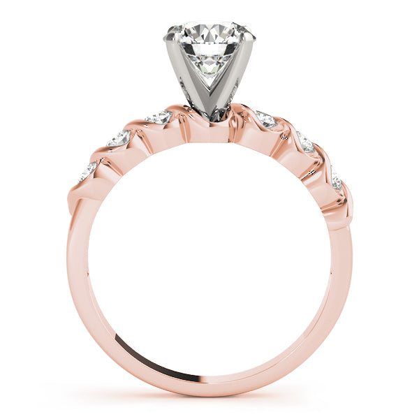 Engagement Rings Single Row Bezel Set - TN50204-E