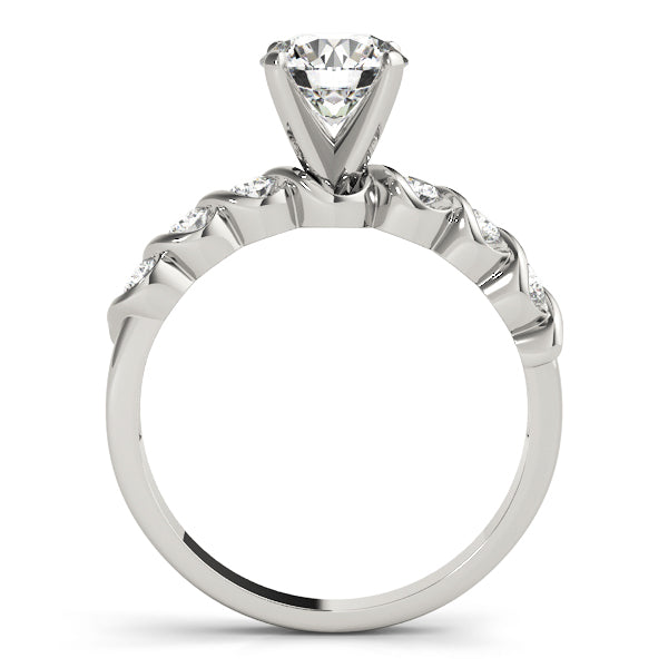 Engagement Rings Single Row Bezel Set - TN50204-E