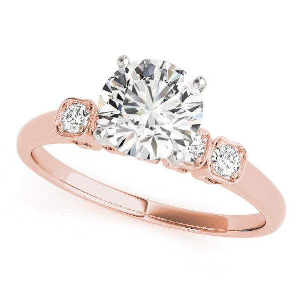 Engagement Rings Single Row Prong Set - TN50222-E