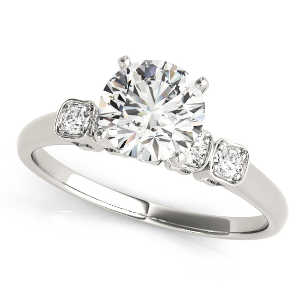 Engagement Rings Single Row Prong Set - TN50222-E