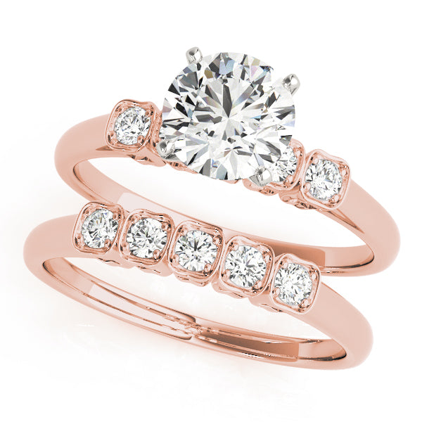 Engagement Rings Single Row Prong Set - TN50222-E