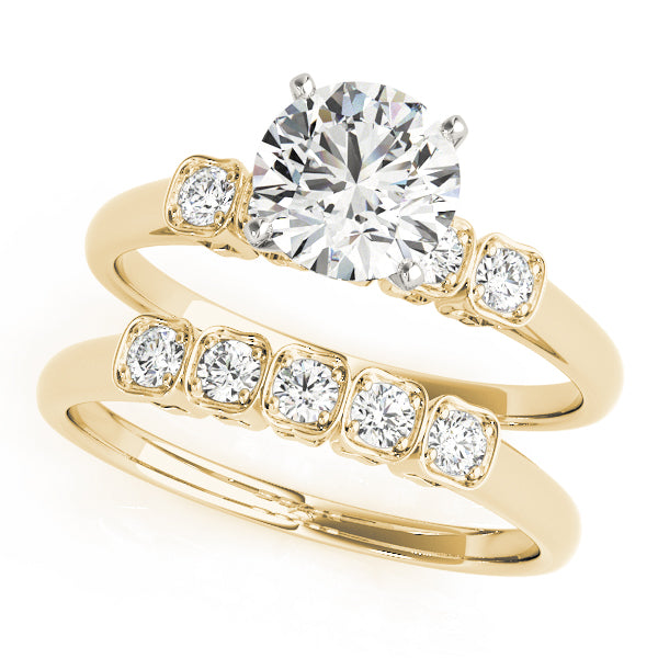 Engagement Rings Single Row Prong Set - TN50222-E