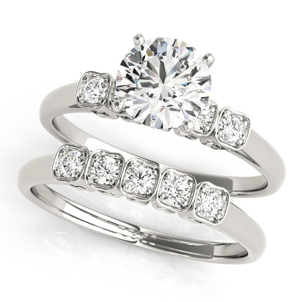 Engagement Rings Single Row Prong Set - TN50222-E