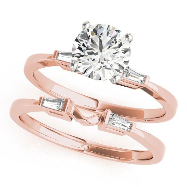 Engagement Rings 3 Stone Baguette - TN50229-E