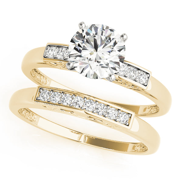 Engagement Rings Single Row Channel Set - TN50251-E