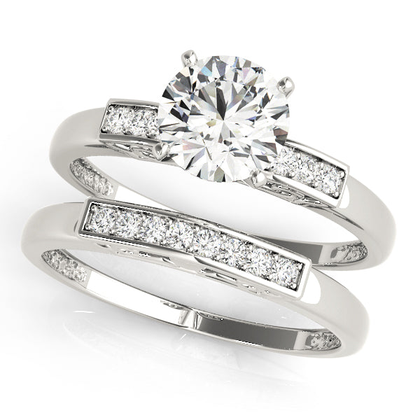 Engagement Rings Single Row Channel Set - TN50251-E