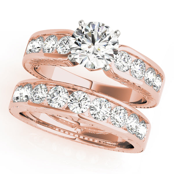 Engagement Rings Single Row Channel Set - TN50255-E