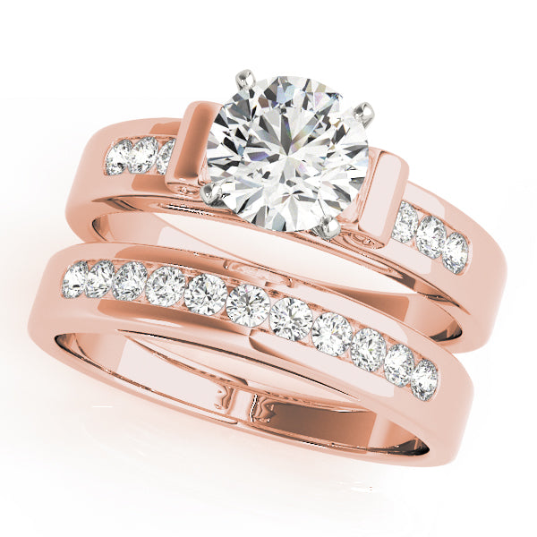 Engagement Rings Single Row Channel Set - TN50257-E