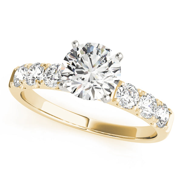 Engagement Rings Single Row Prong Set - TN50261-E