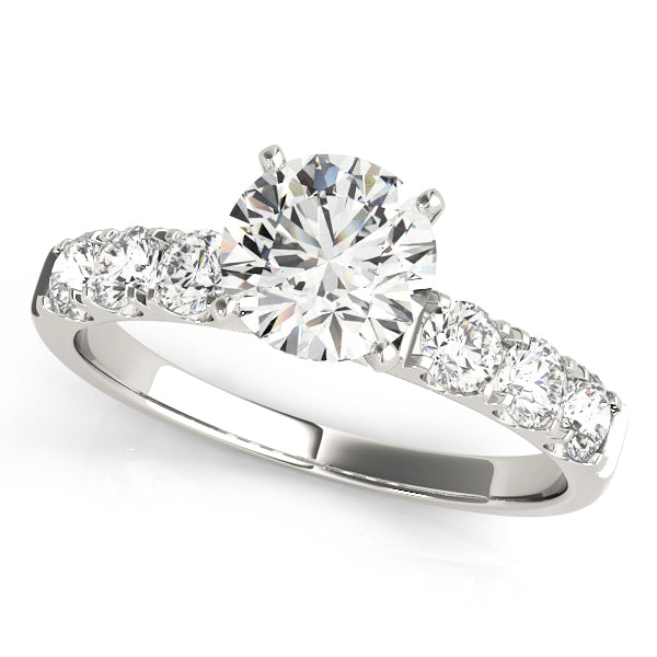 Engagement Rings Single Row Prong Set - TN50261-E