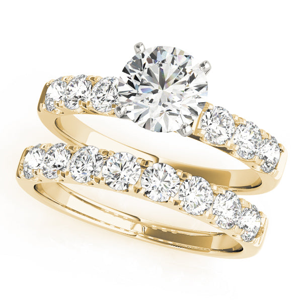 Engagement Rings Single Row Prong Set - TN50261-E