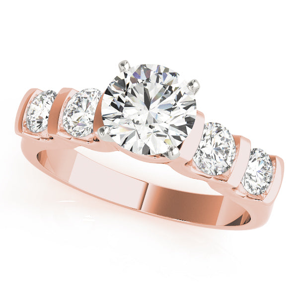 Engagement Rings Single Row Prong Set - TN50267-E