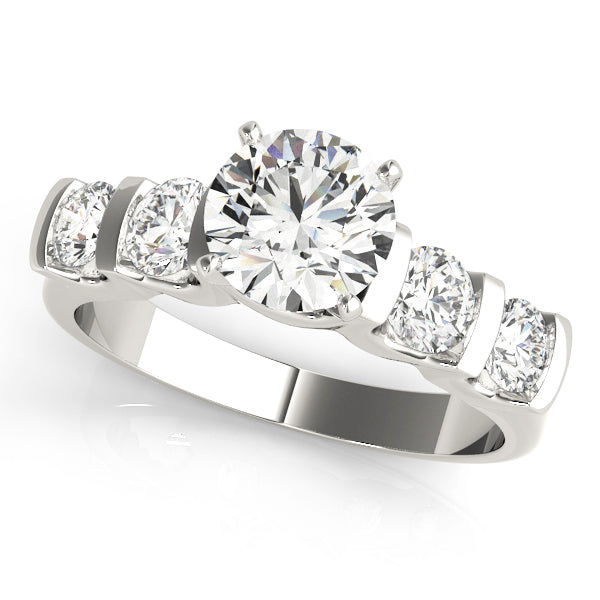 Engagement Rings Single Row Prong Set - TN50267-E