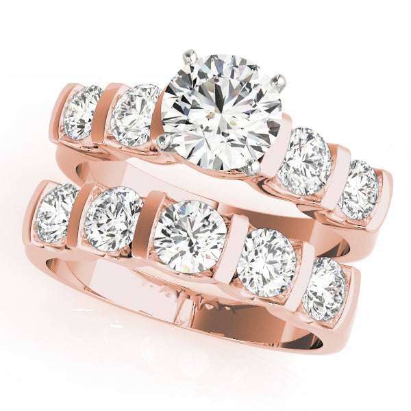 Engagement Rings Single Row Prong Set - TN50267-E