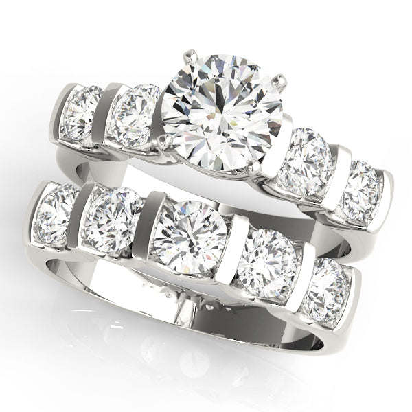 Engagement Rings Single Row Prong Set - TN50267-E