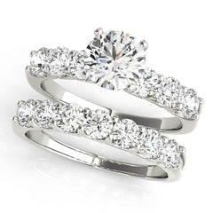 Engagement Rings Single Row Prong Set - TN50274-E