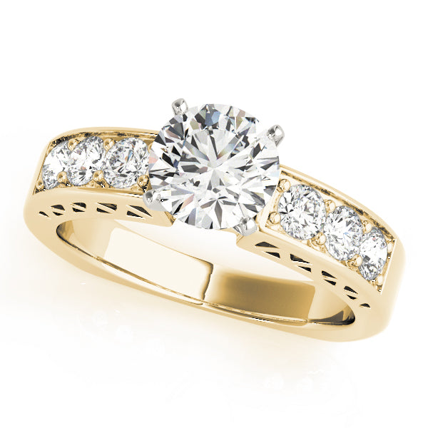 Engagement Rings Single Row Channel Set - TN50278-E