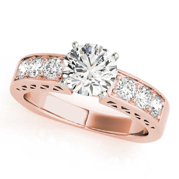 Engagement Rings Single Row Channel Set - TN50278-E