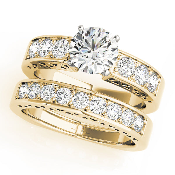 Engagement Rings Single Row Channel Set - TN50278-E