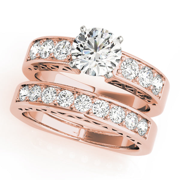 Engagement Rings Single Row Channel Set - TN50278-E