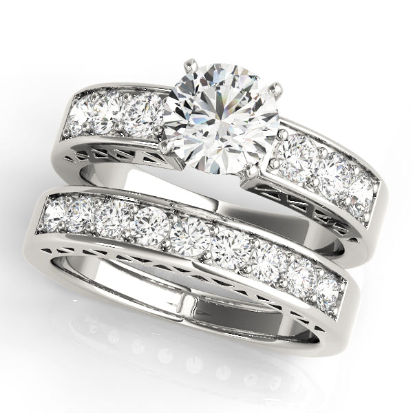 Engagement Rings Single Row Channel Set - TN50278-E