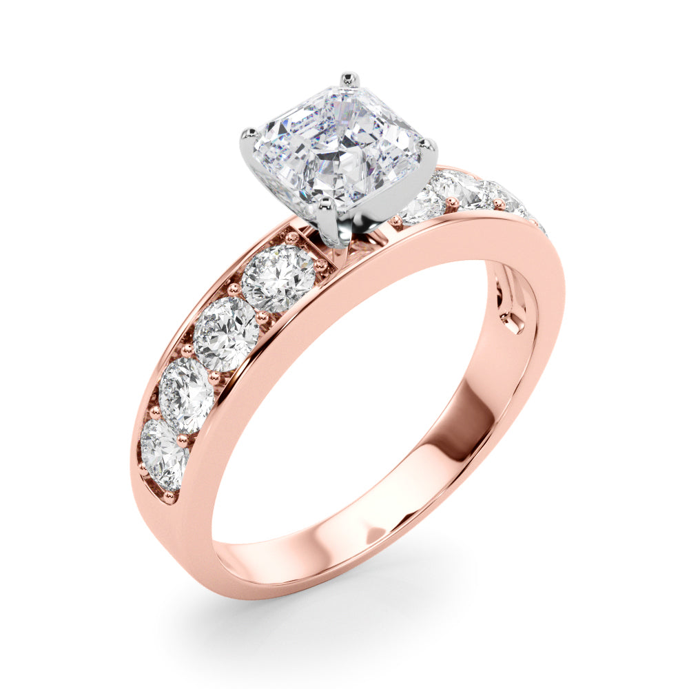 Engagement Rings Single Row Channel Set - TN50280-E