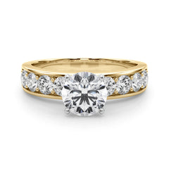 Engagement Rings Single Row Channel Set - TN50280-E