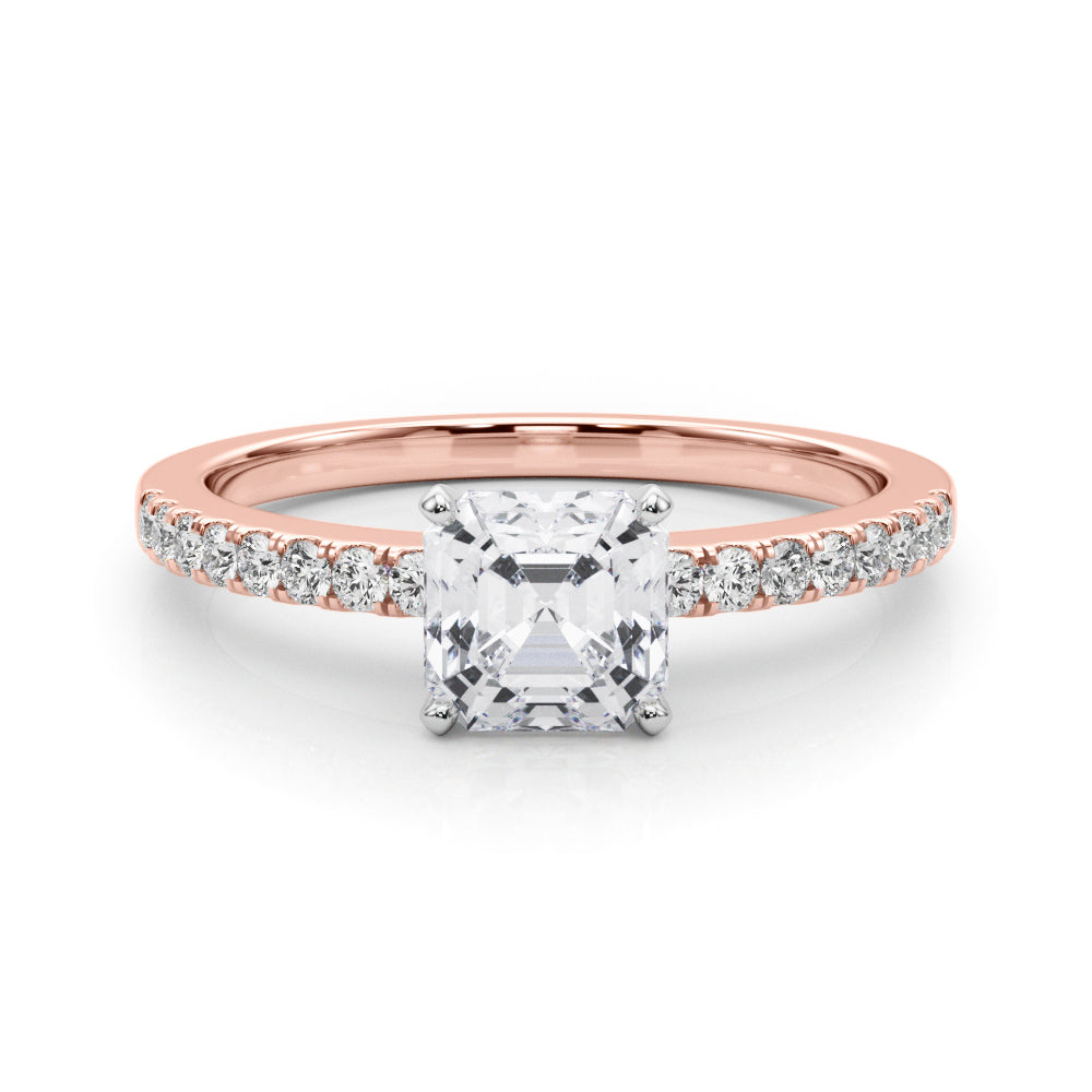 Engagement Rings Single Row Prong Set - TN50281-E