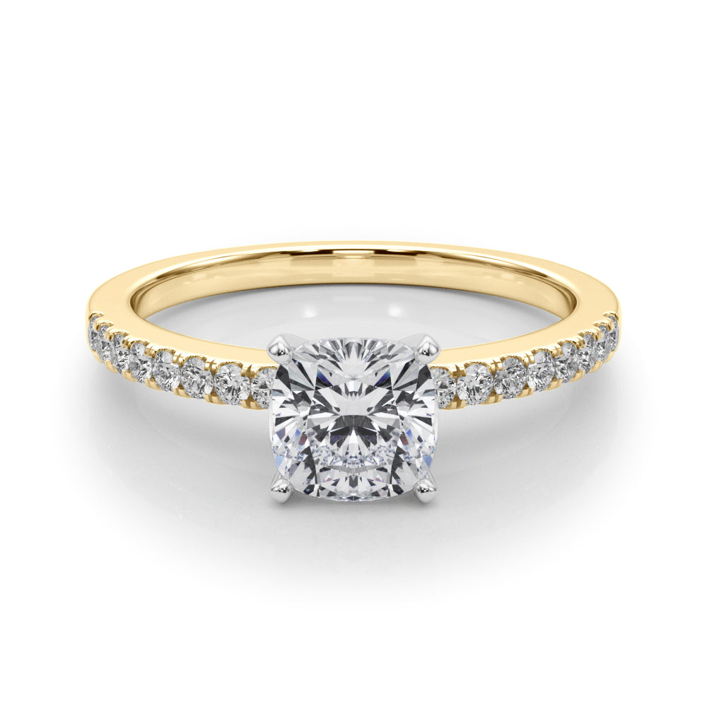 Engagement Rings Single Row Prong Set - TN50281-E