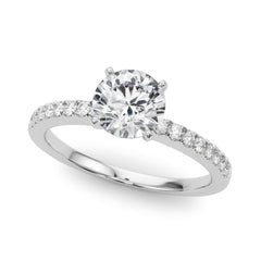 Engagement Rings Single Row Prong Set - TN50281-E