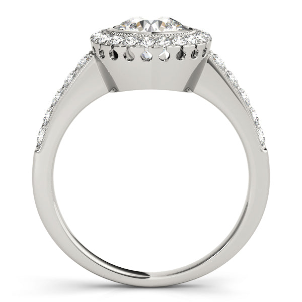 Engagement Rings Halo Round - TN50282-E