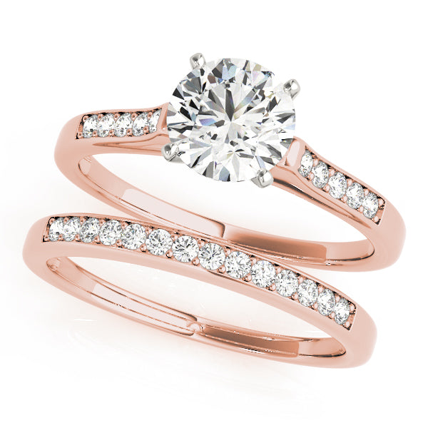 Engagement Rings Single Row Channel Set - TN50283-E