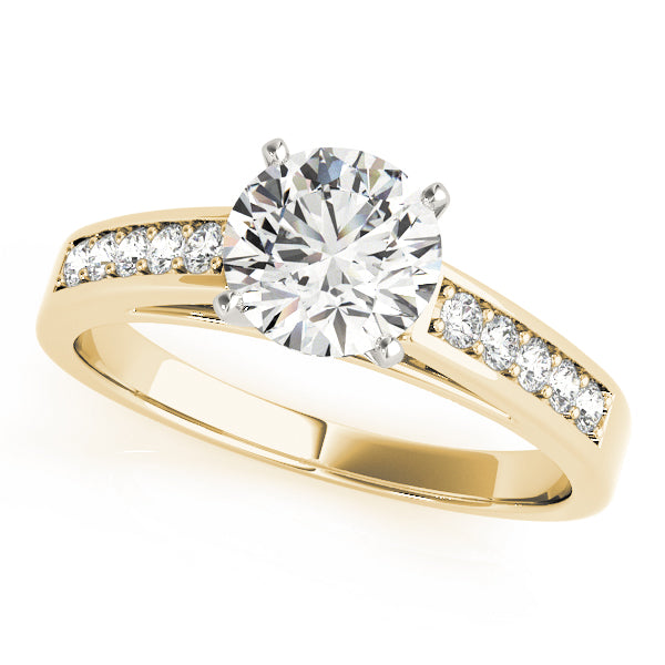 Engagement Rings Single Row Channel Set - TN50284-E