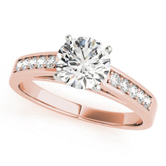 Engagement Rings Single Row Channel Set - TN50284-E