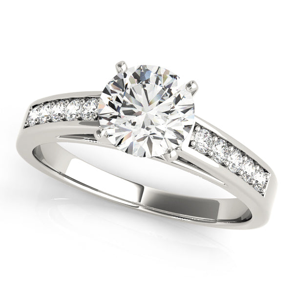 Engagement Rings Single Row Channel Set - TN50284-E