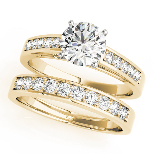 Engagement Rings Single Row Channel Set - TN50284-E