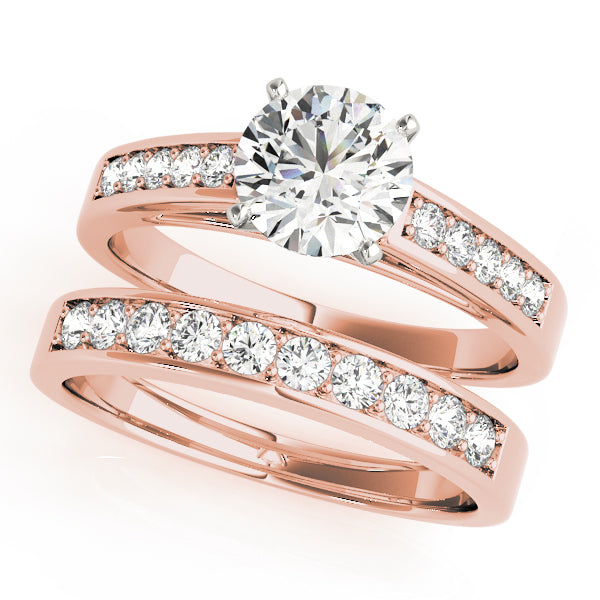 Engagement Rings Single Row Channel Set - TN50284-E