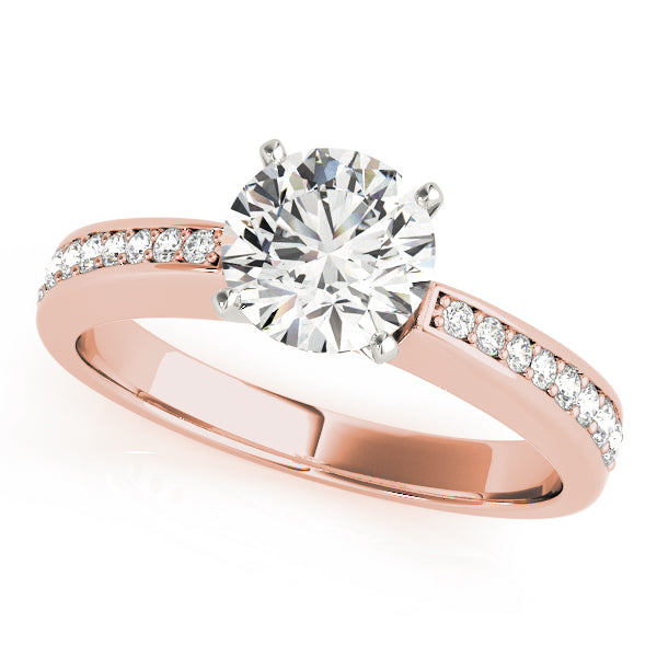 Engagement Rings Single Row Channel Set - TN50285-E