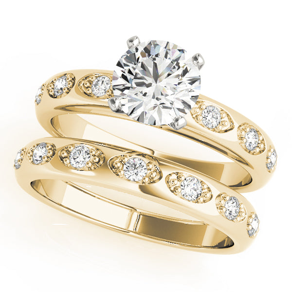 Engagement Rings Single Row Prong Set - TN50291-E