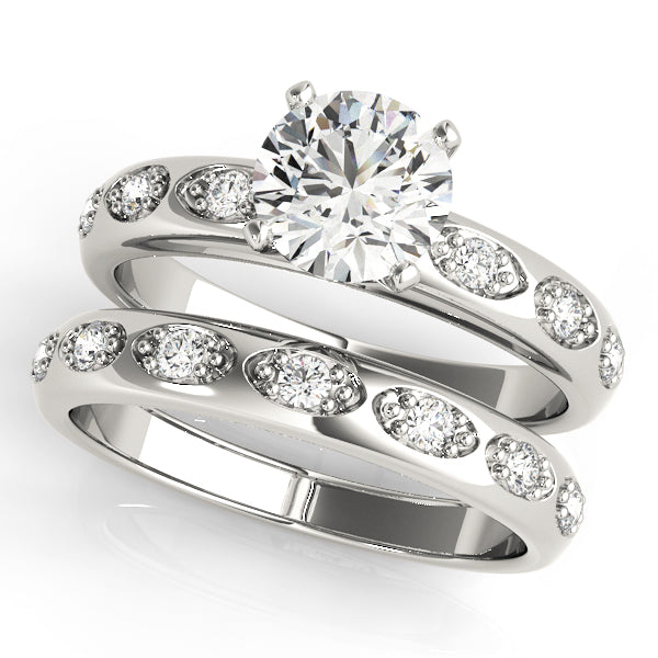 Engagement Rings Single Row Prong Set - TN50291-E