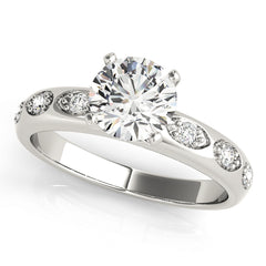 Engagement Rings Single Row Prong Set - TN50291-E