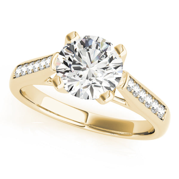 Engagement Rings Single Row Channel Set - TN50297-E