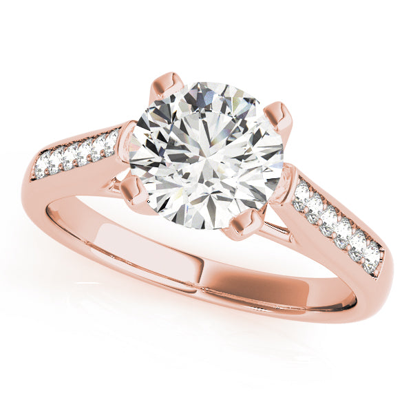 Engagement Rings Single Row Channel Set - TN50297-E