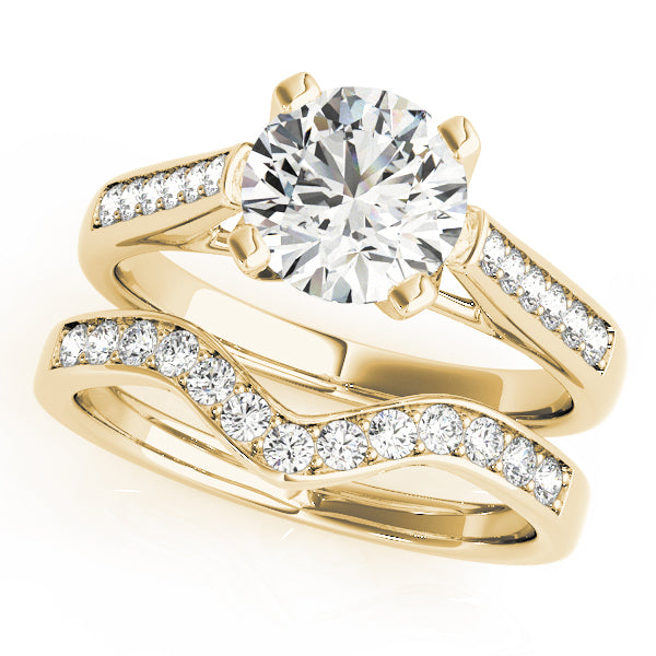 Engagement Rings Single Row Channel Set - TN50297-E