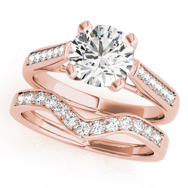 Engagement Rings Single Row Channel Set - TN50297-E