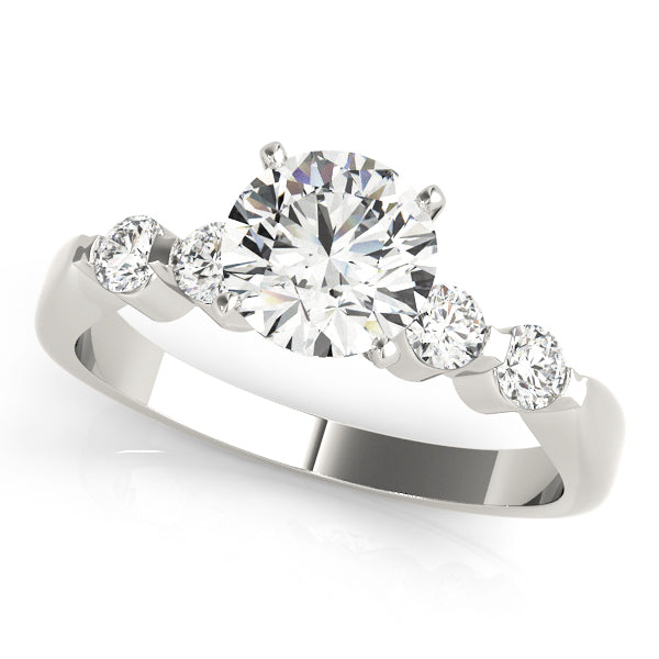 Engagement Rings Single Row Prong Set - TN50300-E