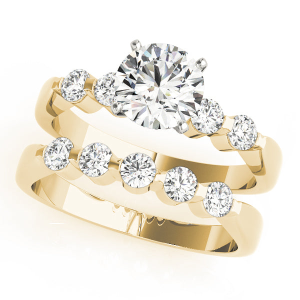 Engagement Rings Single Row Prong Set - TN50300-E