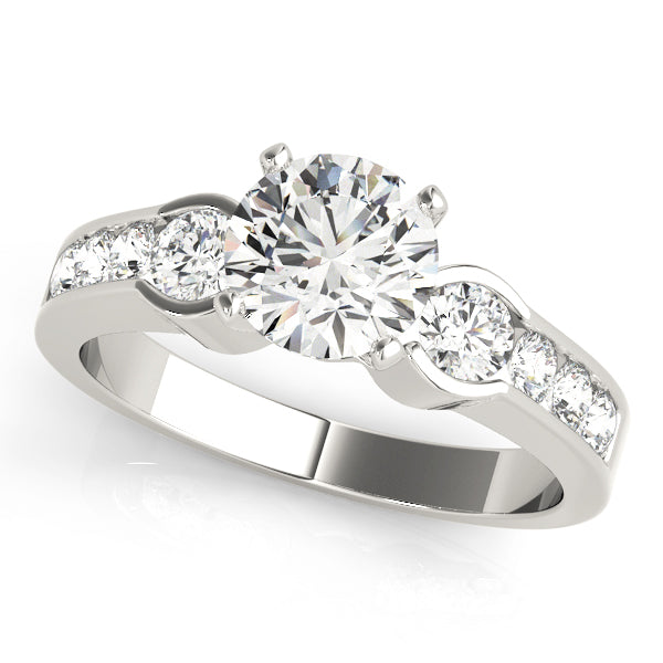 Engagement Rings 3 Stone Round - TN50306-E