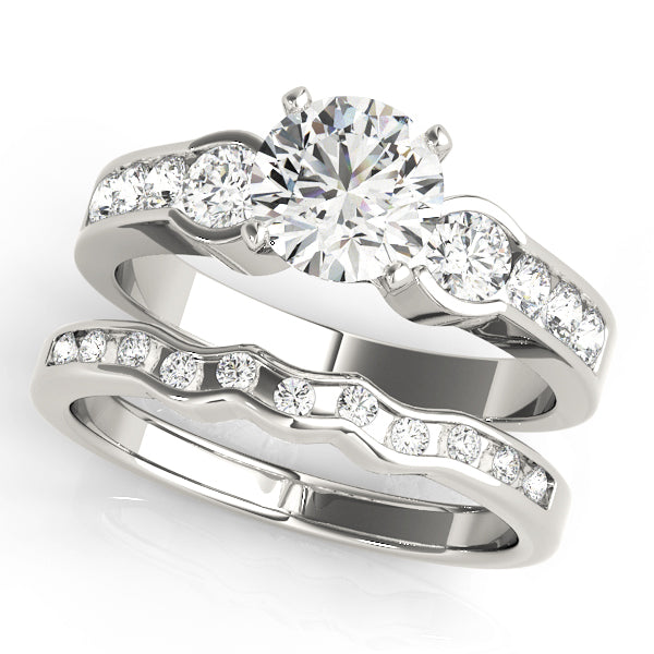 Engagement Rings 3 Stone Round - TN50306-E