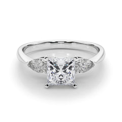 Engagement Rings 3 Stone Pear - TN50309-E